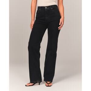 Abercrombie & Fitch Women's High Rise Black Jeans